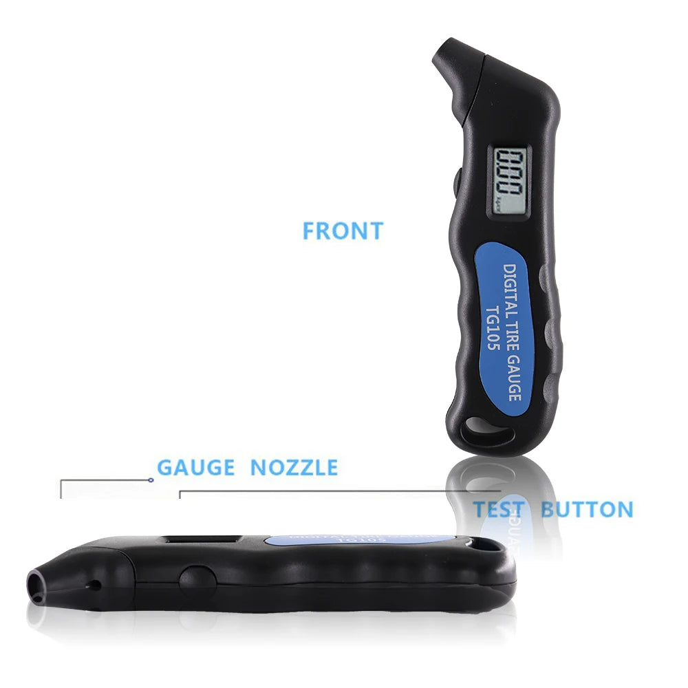 TG105 TG205 R-6802 High-precision Digital Car Tire Tyre Air Pressure Gauge Meter LCD Display Manometer Barometers for Car Truck