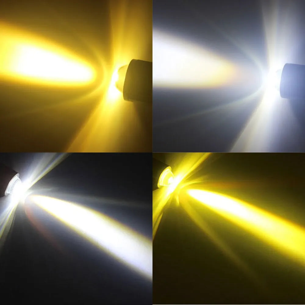 1PCS 10000LM H4 LED Motorcycle Headlight H6 BA20D P15D Led CSP Lens White Yellow Hi Lo Beam Motorbike Scooter Running Light