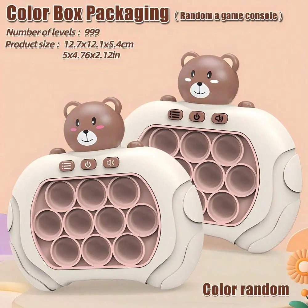 2025 New Quick-Push Game Pop Fidget Bubble Popper: Lightweight, Professional, Stress-Relief Toy for Adults & Kids.
