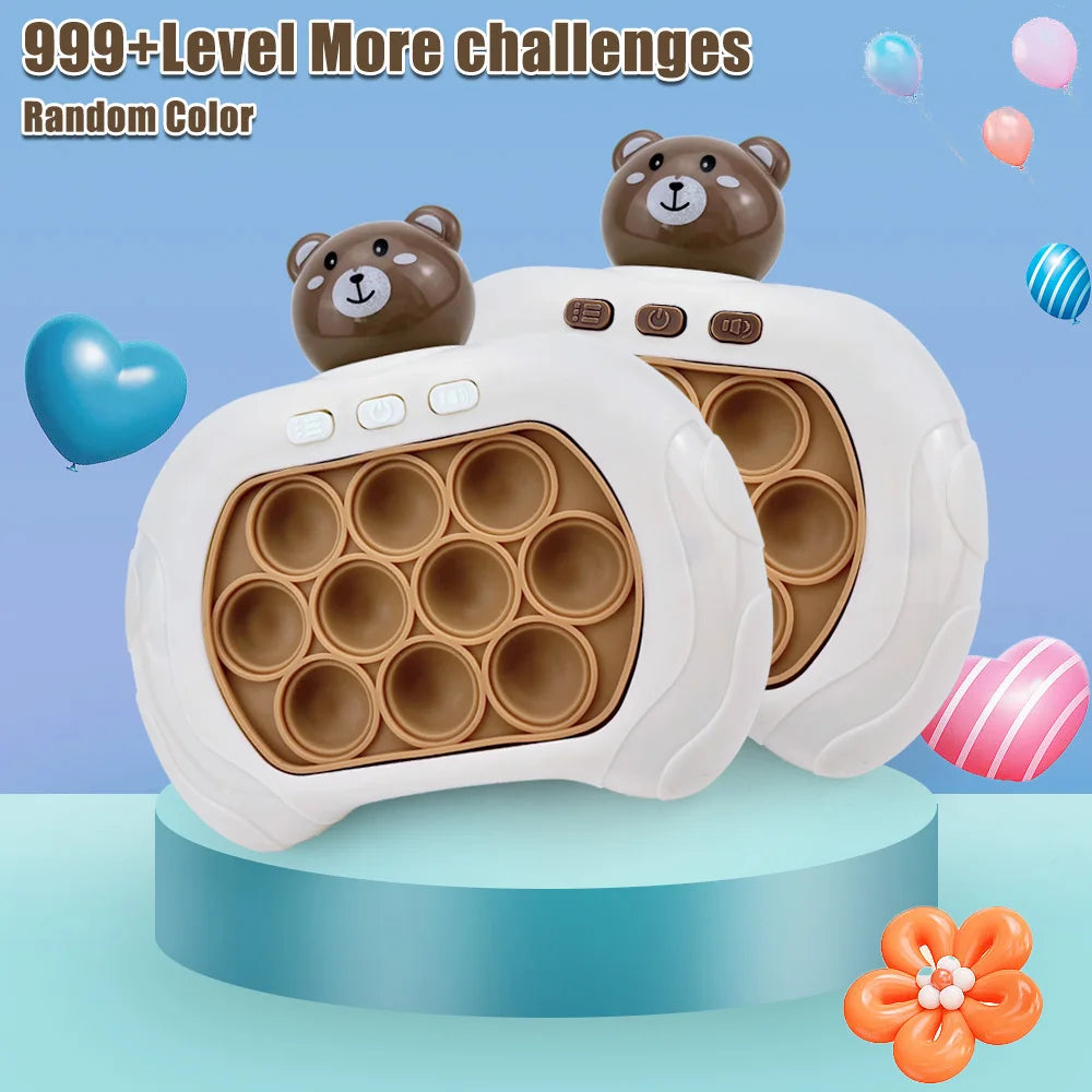 2025 New Quick-Push Game Pop Fidget Bubble Popper: Lightweight, Professional, Stress-Relief Toy for Adults & Kids.