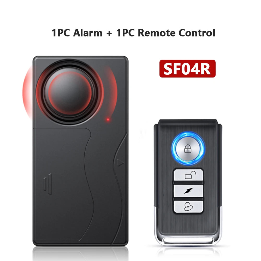 Hollarm Wireless Bicycle Motorcycle Alarm Adjustment Anti Theft Door Window Sensor Car Vibration Sound And Light Alarm Bike Find