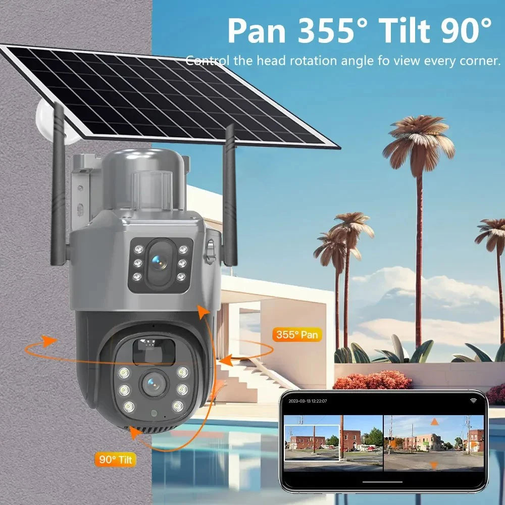 Camara Vigilancia Wifi Wireless Network 4G IP CCTV Cameras Security-protection Smart Home 360 Monitor Exterior HD Night Vision