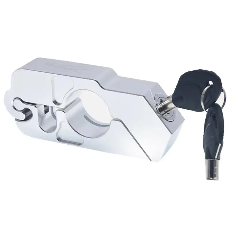 Motorcycle Handlebar Lock Handlebar Brake Handle Solid Lock Imitating Steal Lock Pull Rod ATV Dirt Street Bikes Anti Theft 2024