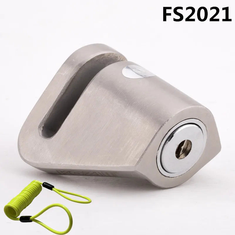 Falante 304 stainless steel motorcycle brake disc lock Security anti-theft Waterproof off-road bicycle brake disc lock 3 keys