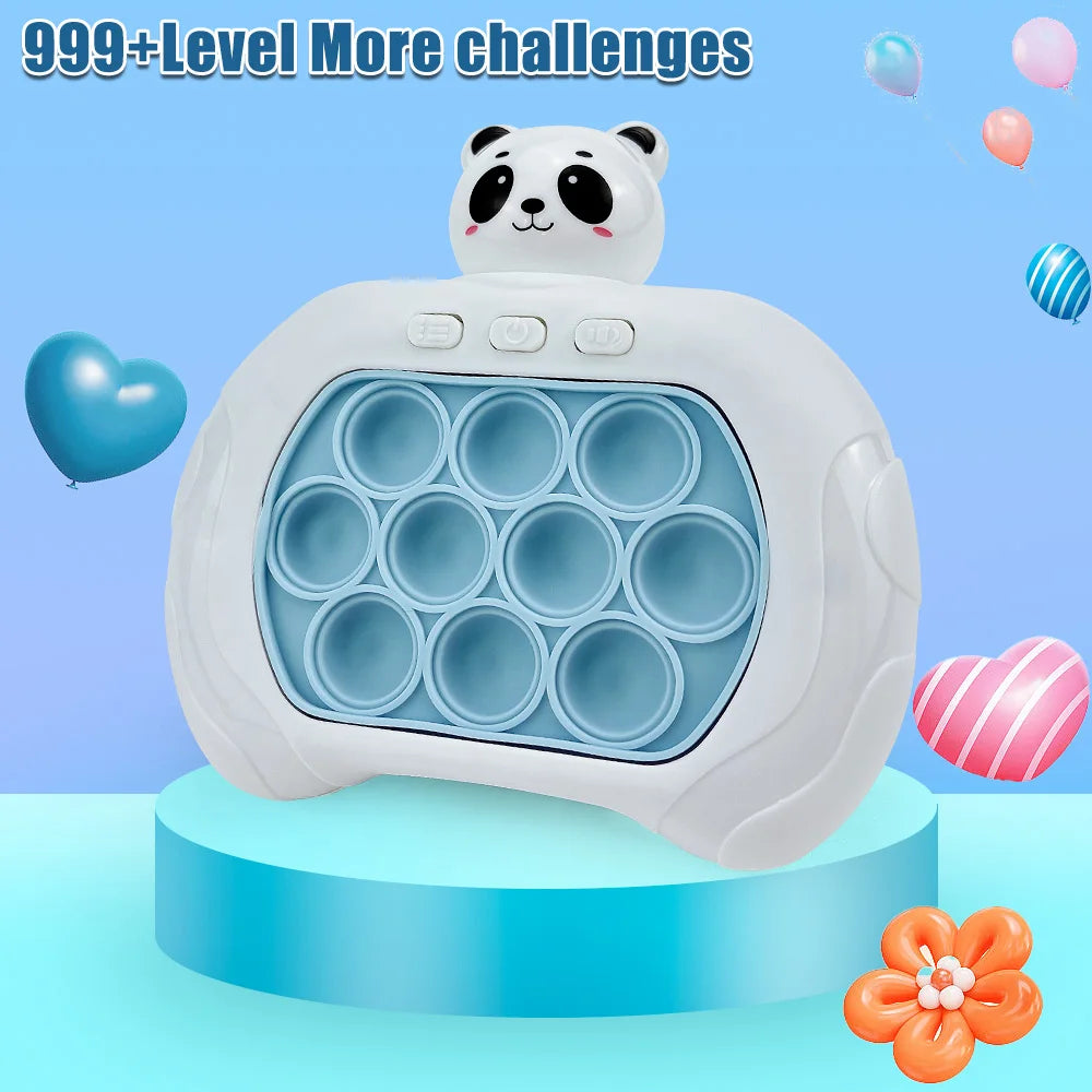 2025 New Quick-Push Game Pop Fidget Bubble Popper: Lightweight, Professional, Stress-Relief Toy for Adults & Kids.