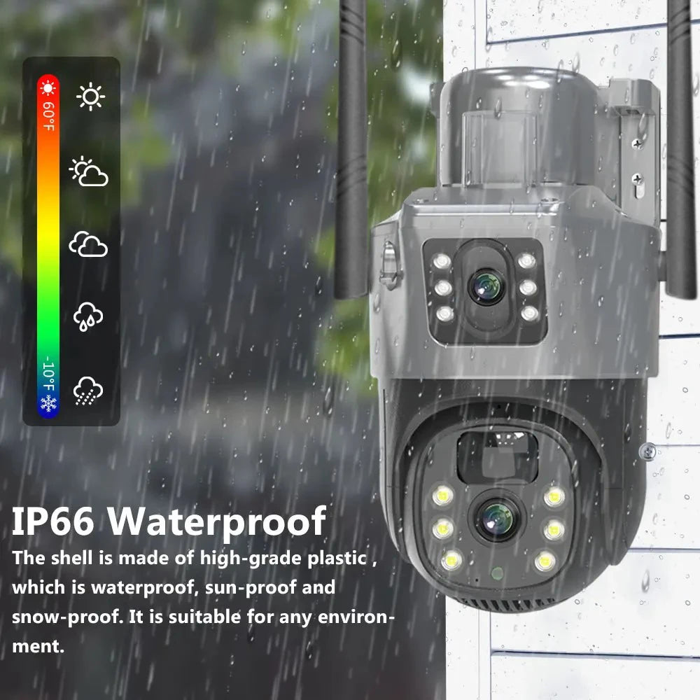 Camara Vigilancia Wifi Wireless Network 4G IP CCTV Cameras Security-protection Smart Home 360 Monitor Exterior HD Night Vision