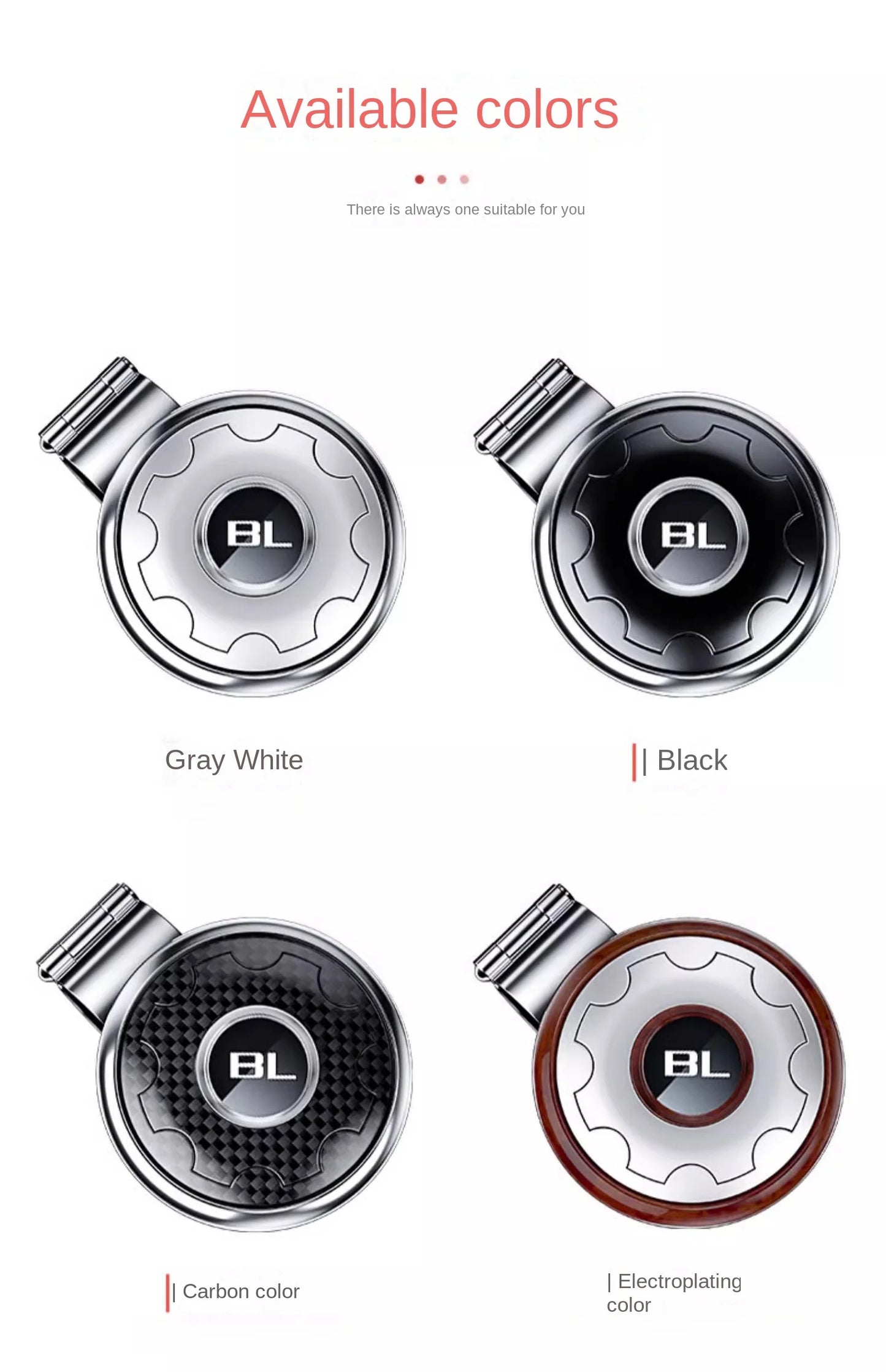 Car Steering Wheel Booster Ball Turning Spinner Knob Bearing Power Handle Rotating Universal Auto Accessories Labor Saving Kit