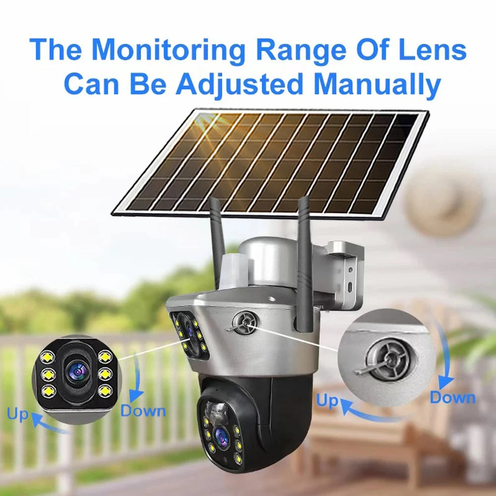 Camara Vigilancia Wifi Wireless Network 4G IP CCTV Cameras Security-protection Smart Home 360 Monitor Exterior HD Night Vision