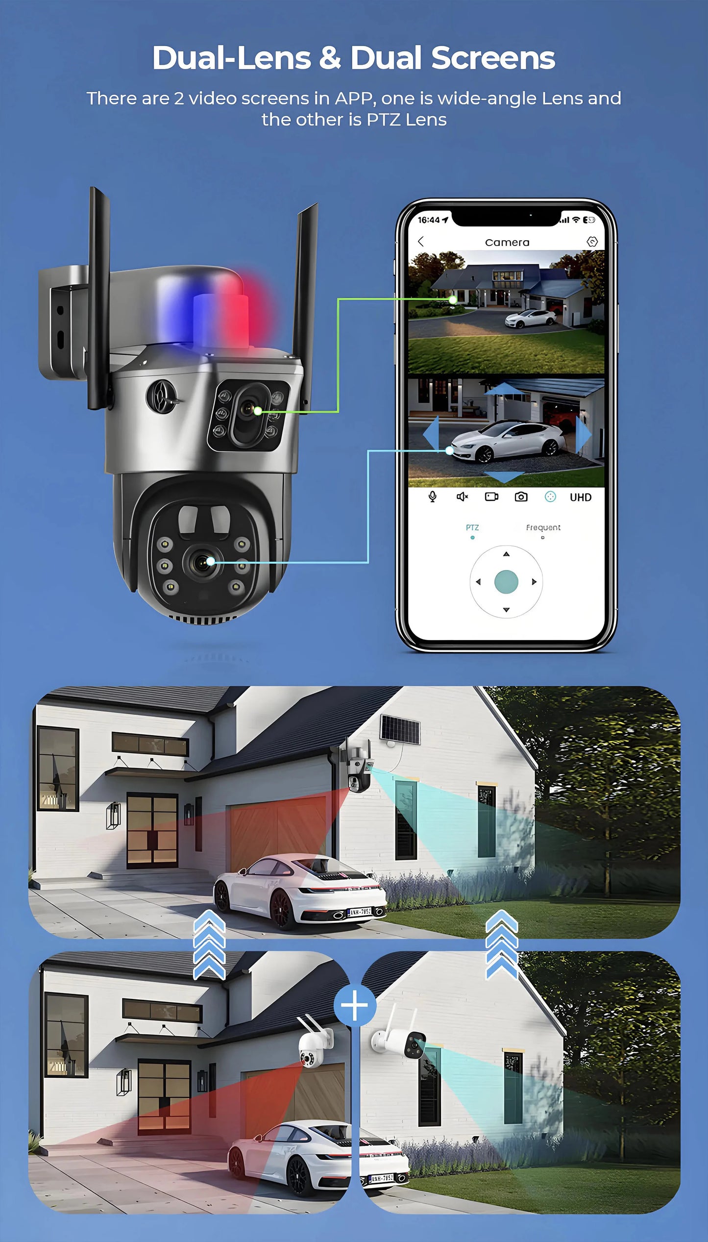 Camara Vigilancia Wifi Wireless Network 4G IP CCTV Cameras Security-protection Smart Home 360 Monitor Exterior HD Night Vision