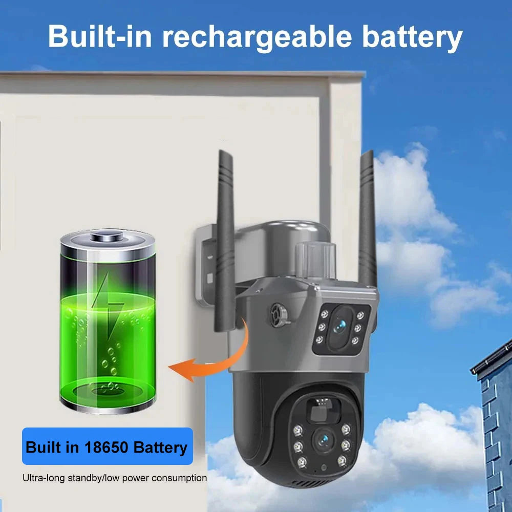 Camara Vigilancia Wifi Wireless Network 4G IP CCTV Cameras Security-protection Smart Home 360 Monitor Exterior HD Night Vision