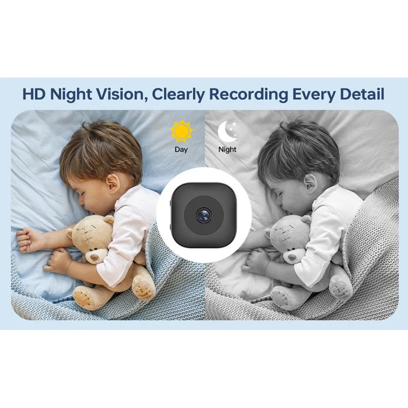 Xiaomi 4K Mini Camera Wifi Ip/ap Portable Mobile Detection Camcorder Smart Home Surveillance Security Remote Monitoring Camera