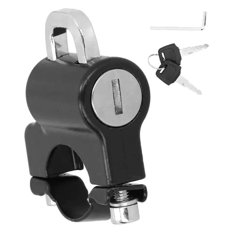 Motorcycle Handlebar Lock Handlebar Brake Handle Solid Lock Imitating Steal Lock Pull Rod ATV Dirt Street Bikes Anti Theft 2024