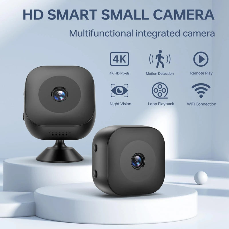 Xiaomi 4K Mini Camera Wifi Ip/ap Portable Mobile Detection Camcorder Smart Home Surveillance Security Remote Monitoring Camera