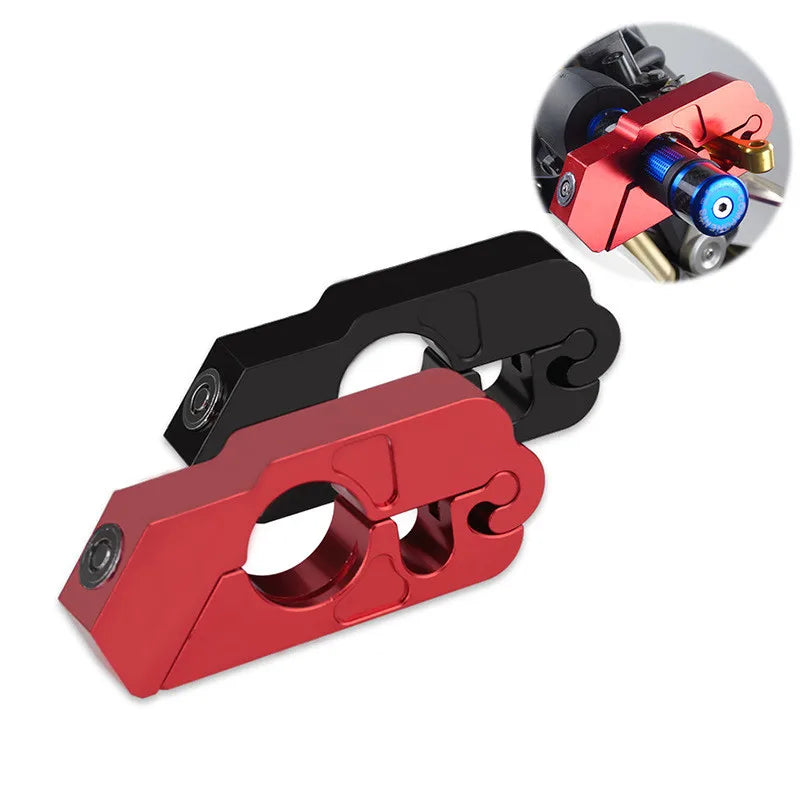 Motorcycle Handlebar Lock Handlebar Brake Handle Solid Lock Imitating Steal Lock Pull Rod ATV Dirt Street Bikes Anti Theft 2024