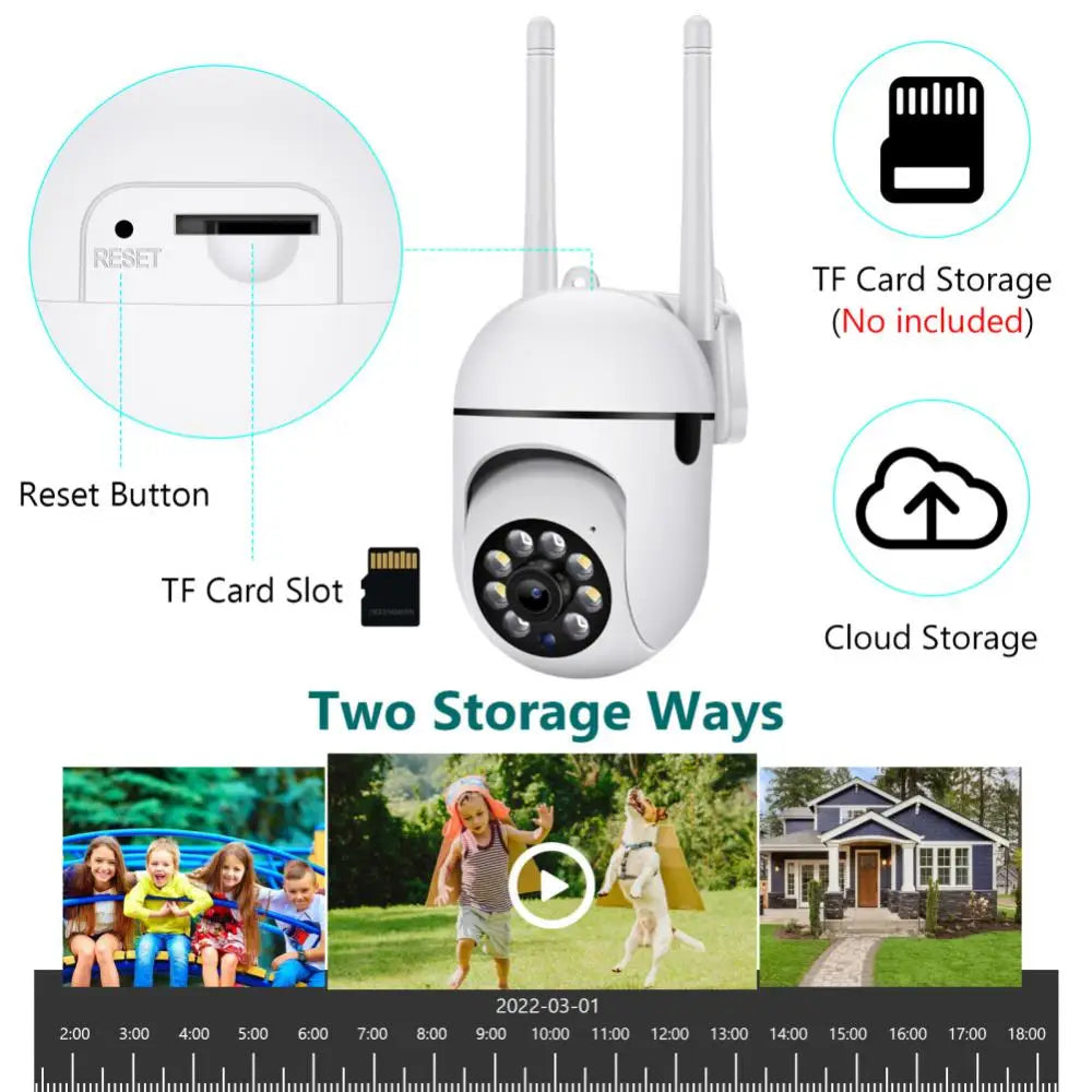 YCC365 Plus Wifi Camera Outdoor AI Human Detect Wireless Surveillance Camera Security Protection CCTV With 1080P IP Camera