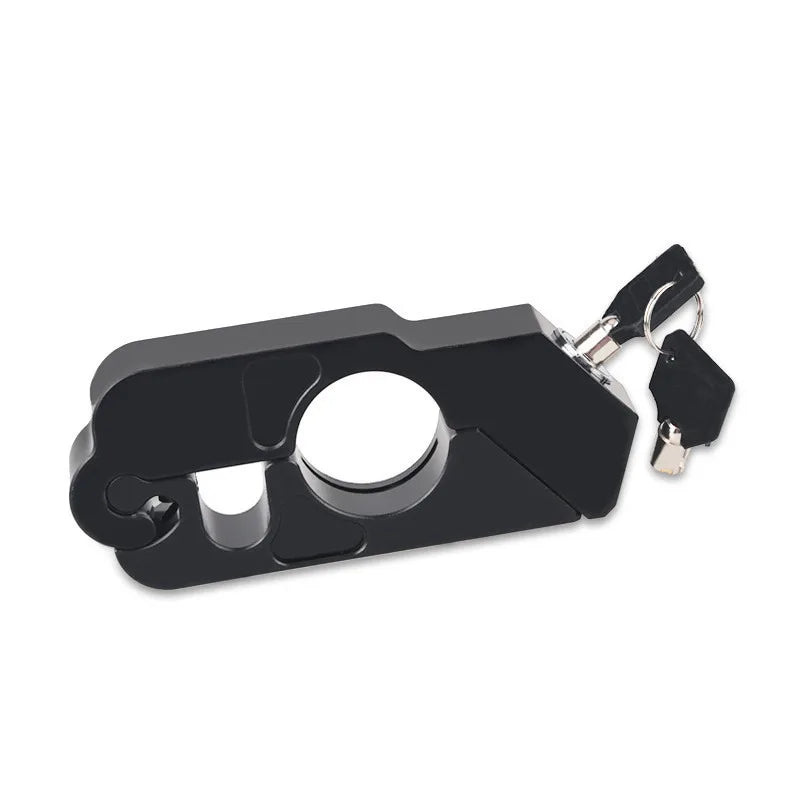 Motorcycle Handlebar Lock Handlebar Brake Handle Solid Lock Imitating Steal Lock Pull Rod ATV Dirt Street Bikes Anti Theft 2024