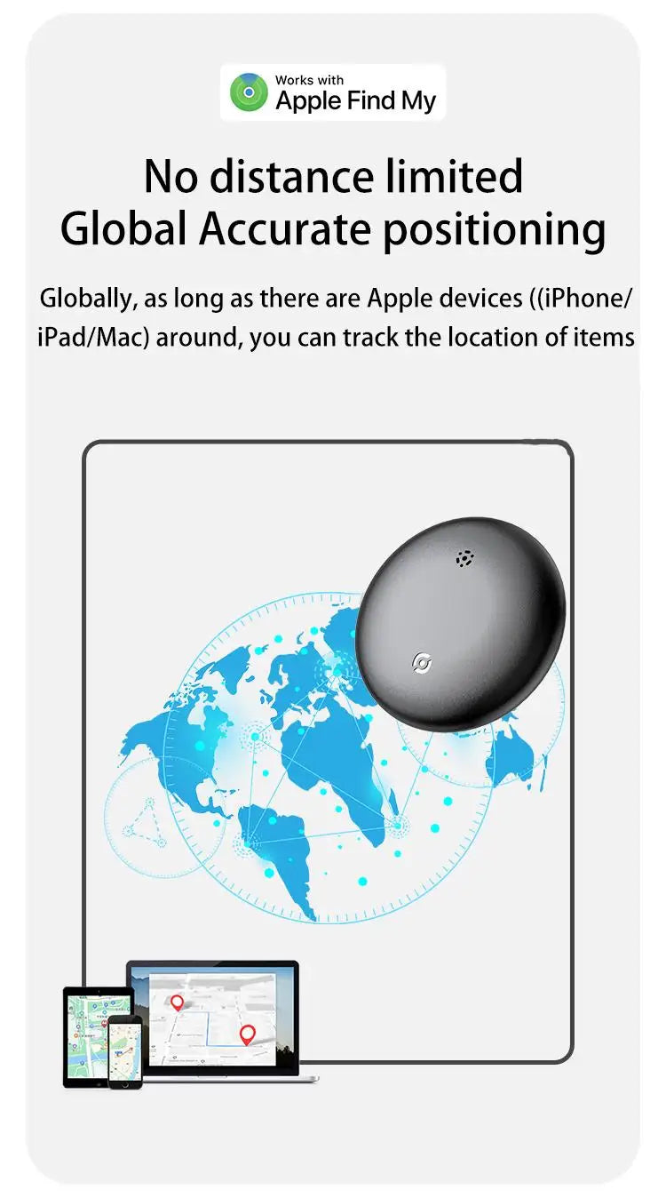 Xiaomi GPS Locator Pet Wallet Suitcase Car Global Positioning Tracking Elderly Kids Anti Getting Lost Finder For iPhone Find My