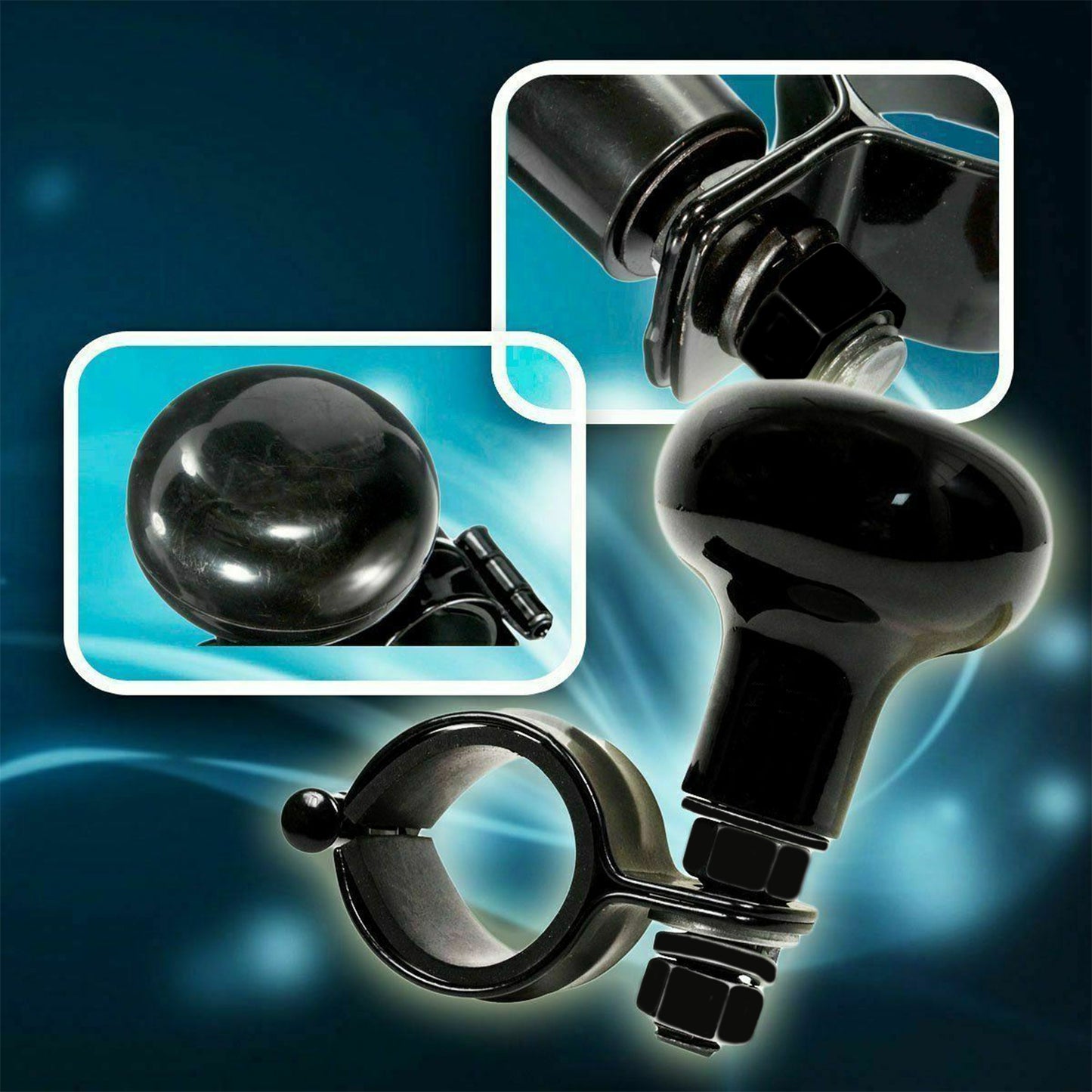 Universal Truck Heavy Car Duty Anti Slip Steering Wheel Cover Spinner Knob Handle Booster Grip Protective Auxiliary Ball Safe