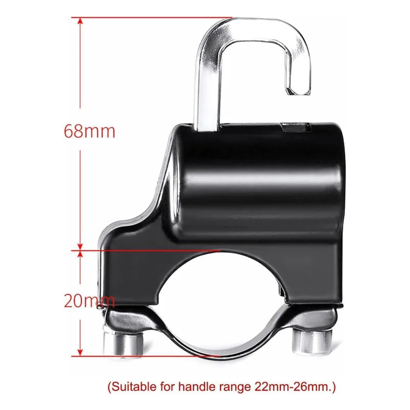 Motorcycle Handlebar Lock Handlebar Brake Handle Solid Lock Imitating Steal Lock Pull Rod ATV Dirt Street Bikes Anti Theft 2024