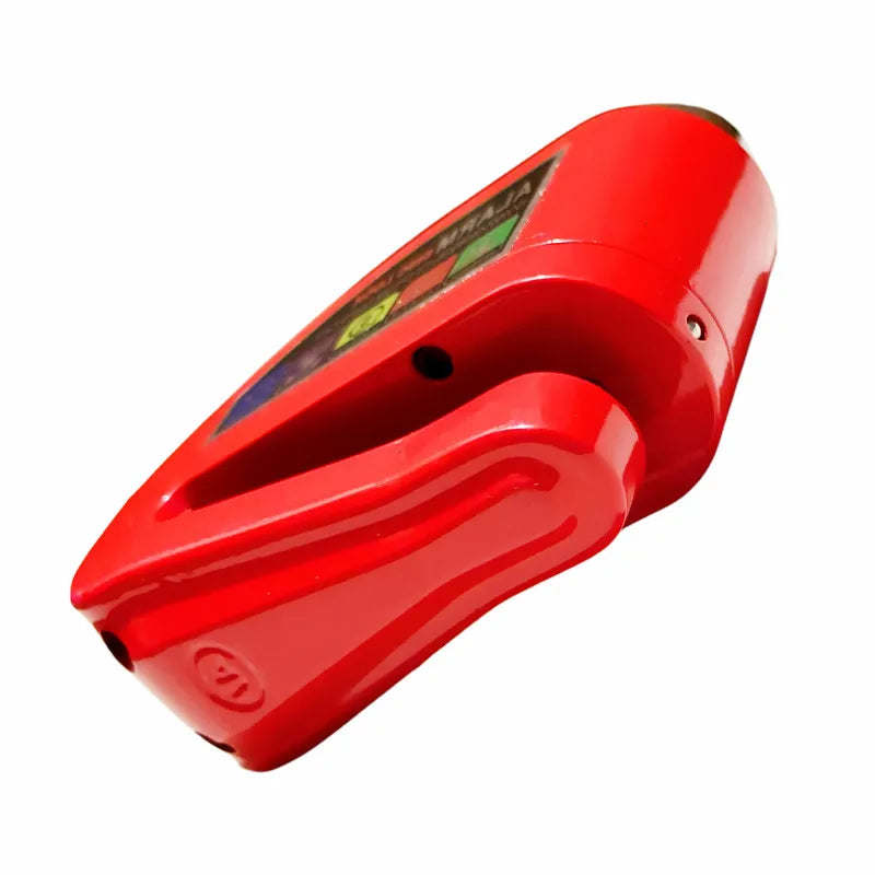 Waterproof Motorcycle Alarm Lock Bike Security Anti-theft Lock Motorbike Mountain bike Disc Brake Lock +Bag+1.5mReminder Rope