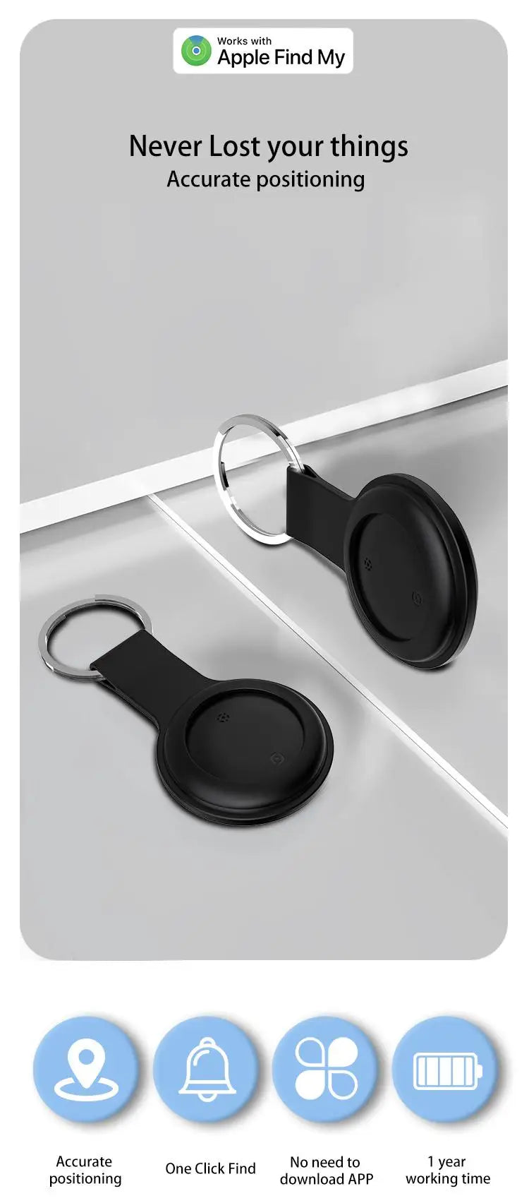 Xiaomi GPS Locator Pet Wallet Suitcase Car Global Positioning Tracking Elderly Kids Anti Getting Lost Finder For iPhone Find My