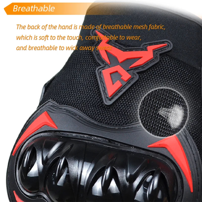 MOTOCENTRIC Summer Motorcycle Gloves Half Finger Breathable Motorcyclist Gloves ATV MTB Cycling Gloves Anti-fall Palm Guard Moto