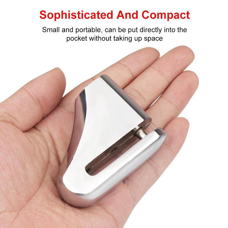 Motorcycle Waterproof  Disc Brake Lock  Anti-Theft Wheel Padlock with Keys for Motorcycles Scooter Moped Motorbike