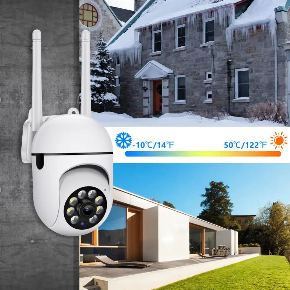 YCC365 Plus Wifi Camera Outdoor AI Human Detect Wireless Surveillance Camera Security Protection CCTV With 1080P IP Camera